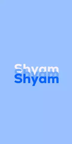 Name DP: Shyam