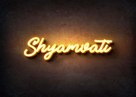 Glow Name Profile Picture for Shyamvati