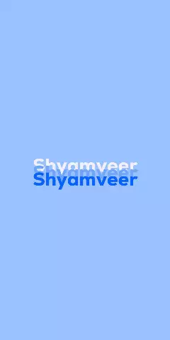 Shyamveer Name Wallpaper