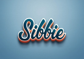 Cursive Name DP: Sibbie
