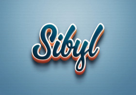 Cursive Name DP: Sibyl