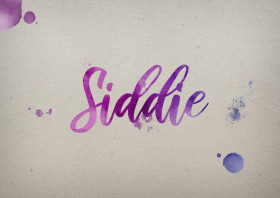 Siddie Watercolor Name DP