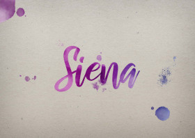 Siena Watercolor Name DP