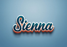 Cursive Name DP: Sienna
