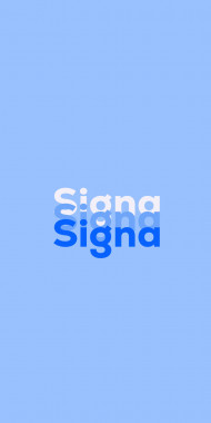 Name DP: Signa