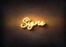 Glow Name Profile Picture for Signe
