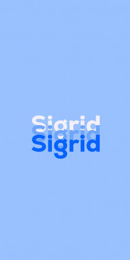 Name DP: Sigrid