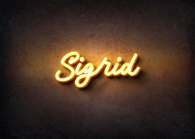 Glow Name Profile Picture for Sigrid