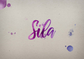 Sila Watercolor Name DP