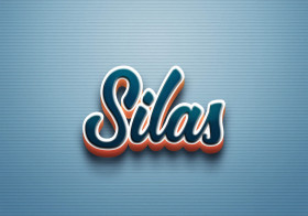 Cursive Name DP: Silas