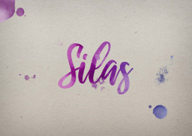 Silas Watercolor Name DP