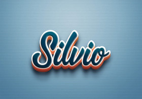 Cursive Name DP: Silvio