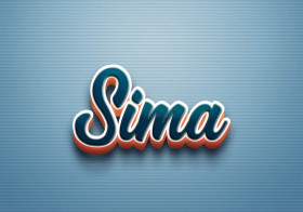 Cursive Name DP: Sima
