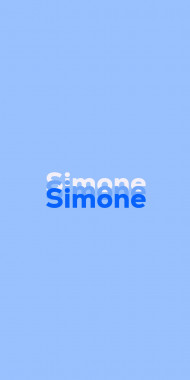 Name DP: Simone