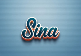 Cursive Name DP: Sina