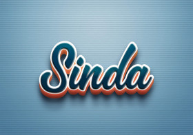 Cursive Name DP: Sinda