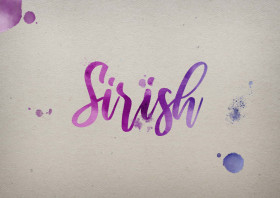Sirish Watercolor Name DP