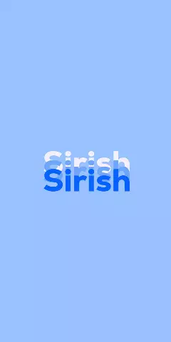 Name DP: Sirish