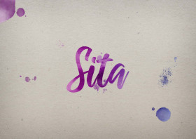 Sita Watercolor Name DP