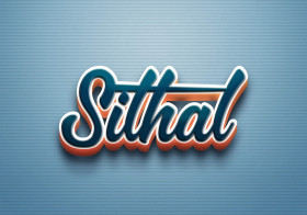 Cursive Name DP: Sithal