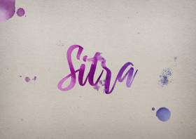 Sitra Watercolor Name DP