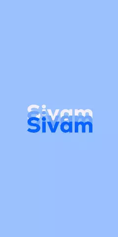 Name DP: Sivam