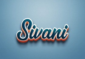 Cursive Name DP: Sivani