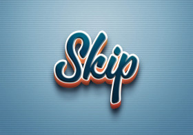 Cursive Name DP: Skip