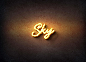 Glow Name Profile Picture for Sky