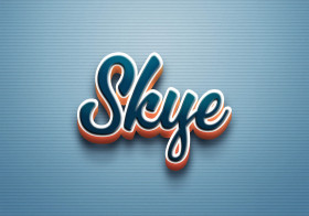 Cursive Name DP: Skye