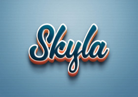 Cursive Name DP: Skyla