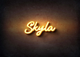 Glow Name Profile Picture for Skyla