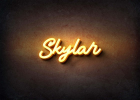 Glow Name Profile Picture for Skylar