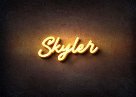Glow Name Profile Picture for Skyler