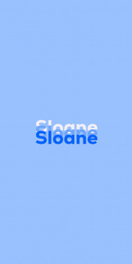 Name DP: Sloane