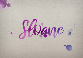 Sloane Watercolor Name DP