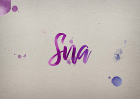 Sna Watercolor Name DP