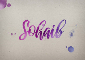 Sohaib Watercolor Name DP
