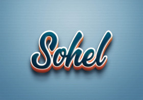 Cursive Name DP: Sohel