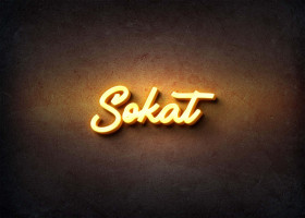 Glow Name Profile Picture for Sokat