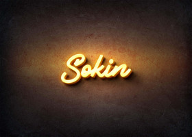 Glow Name Profile Picture for Sokin