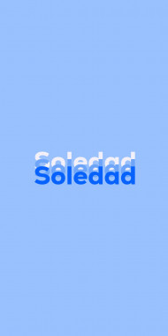 Name DP: Soledad