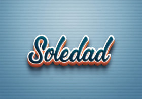 Cursive Name DP: Soledad
