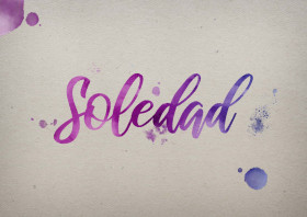 Soledad Watercolor Name DP