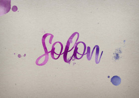 Solon Watercolor Name DP