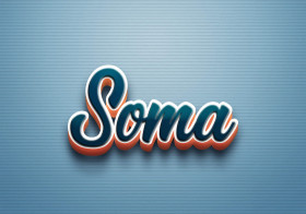 Cursive Name DP: Soma