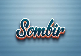Cursive Name DP: Sombir