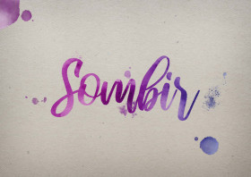 Sombir Watercolor Name DP