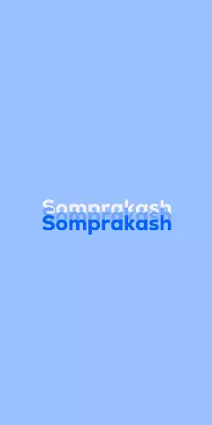 Name DP: Somprakash