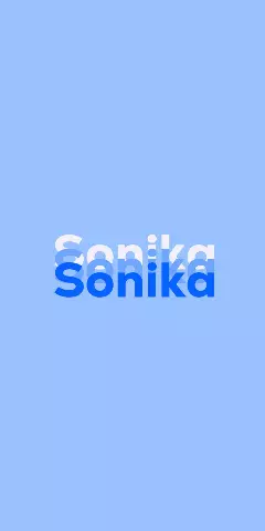 Name DP: Sonika